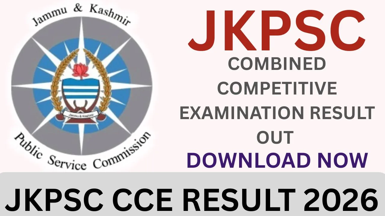 JKPSC CCE RESULT 2026