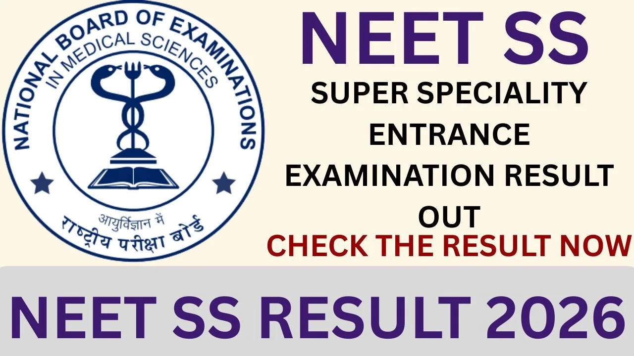 NEET SS RESULT 2026