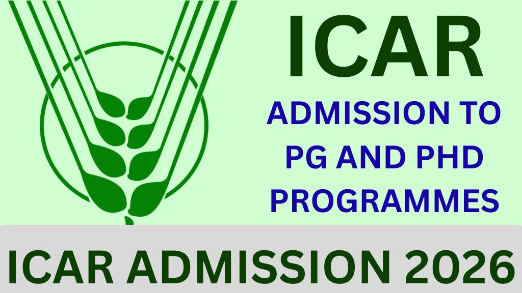 ICAR ADMISSION 2026