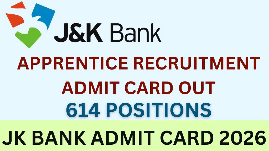 JK BANK ADMIT CARD 2026
