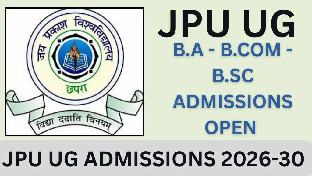 JPU UG ADMISSIONS 2026-30