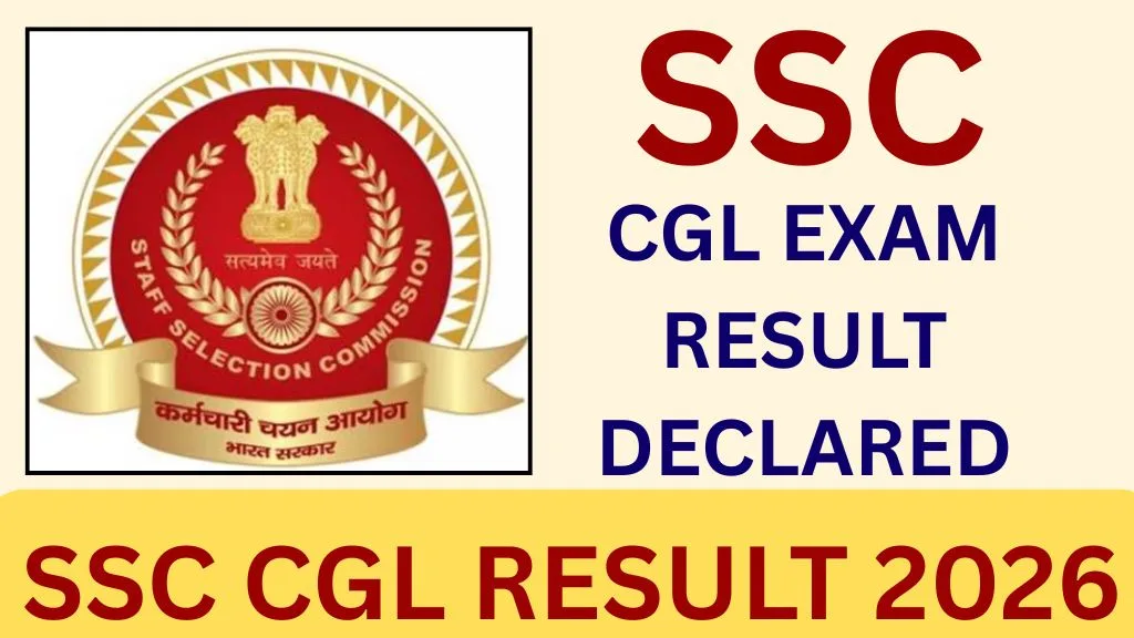 SSC CGL RESULT 2026